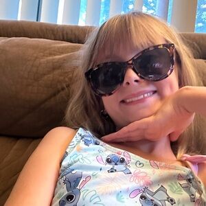 Kids Floral Print Sunglasses